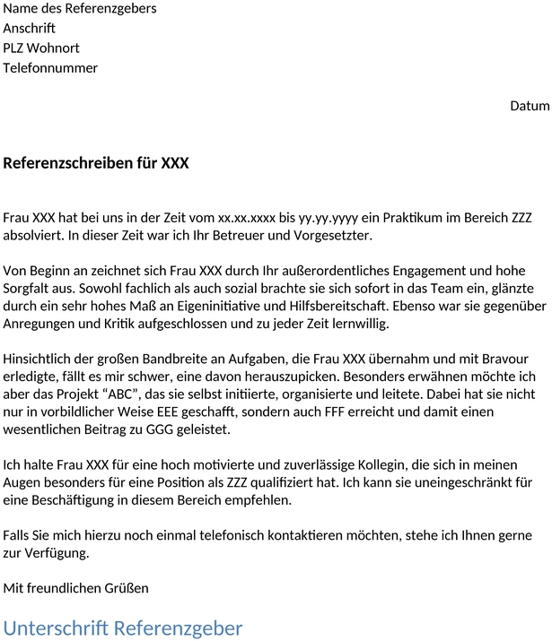 referenzschreiben-praktikum