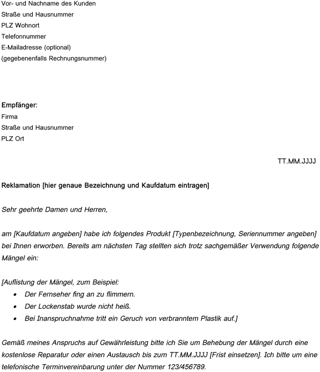 reklamation-vorlage-fuer-kunden-und-unternehmen