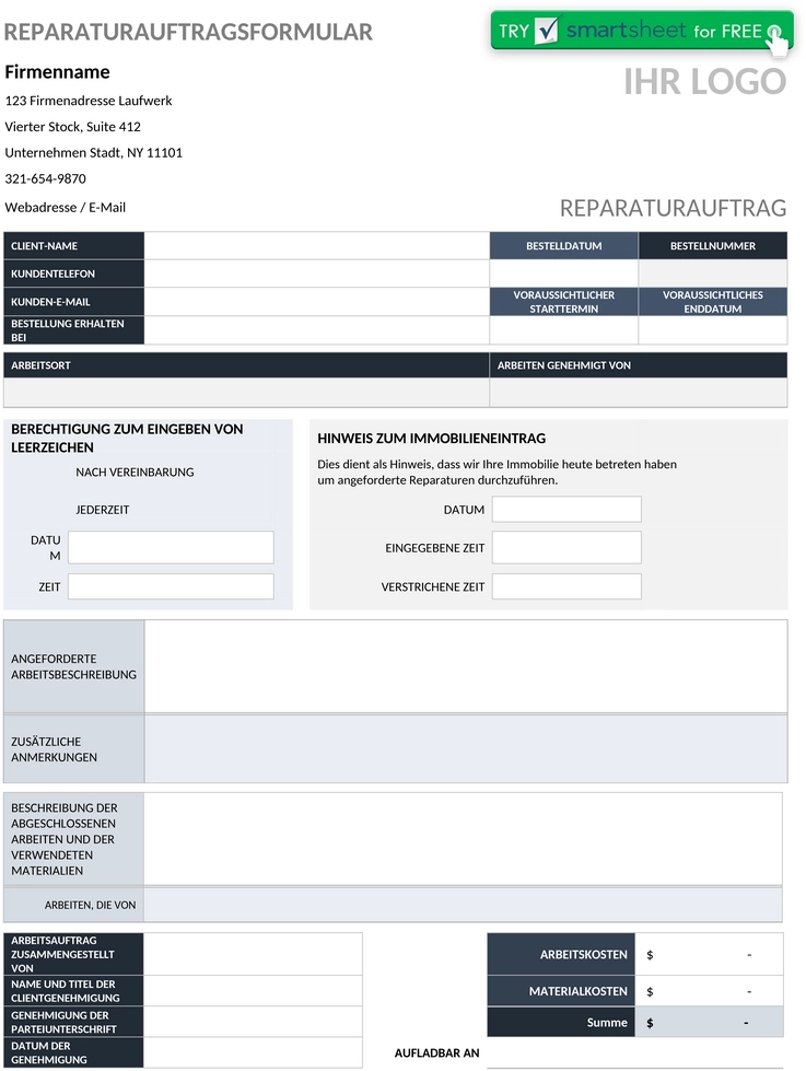 reparatur-auftragsformular-vorlage-word