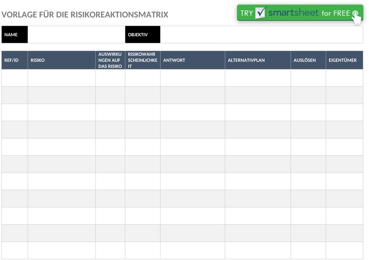 risiko-response-matrix-vorlage-word