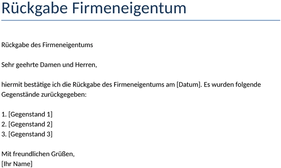 rueckgabe-firmeneigentum-formular