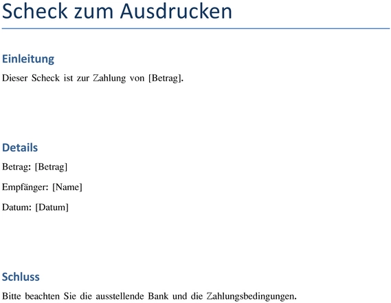scheck-zum-ausdrucken