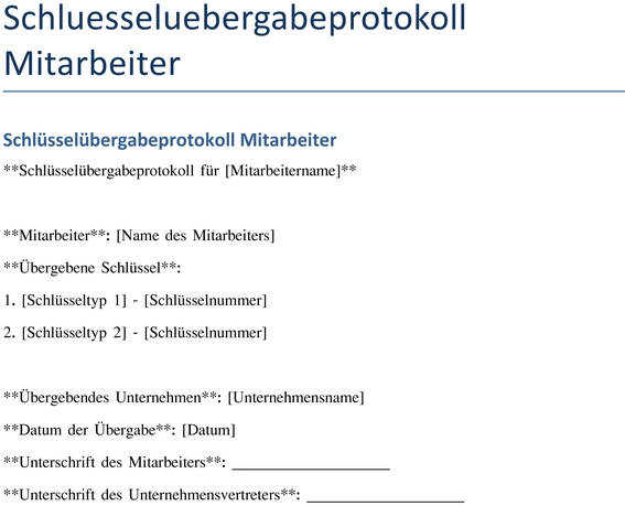schluesseluebergabeprotokoll-fuer-mitarbeiter