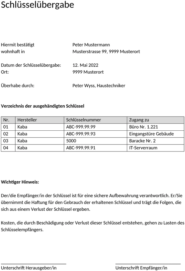 schluesseluebergabeprotokoll-mehrere-schluessel