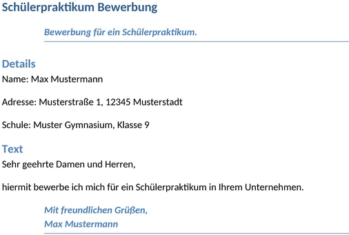 schuelerpraktikum-bewerbung-vorlage