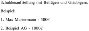 schuldenaufstellung-mit-glaeubigern-und-betraegen