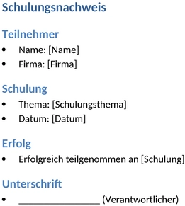 schulungsnachweis-zertifikat
