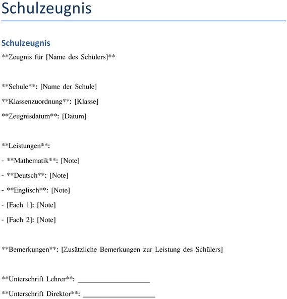 schulzeugnis-vorlage-und-leistungsuebersicht