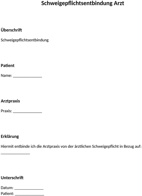 schweigepflichtsentbindung-arzt
