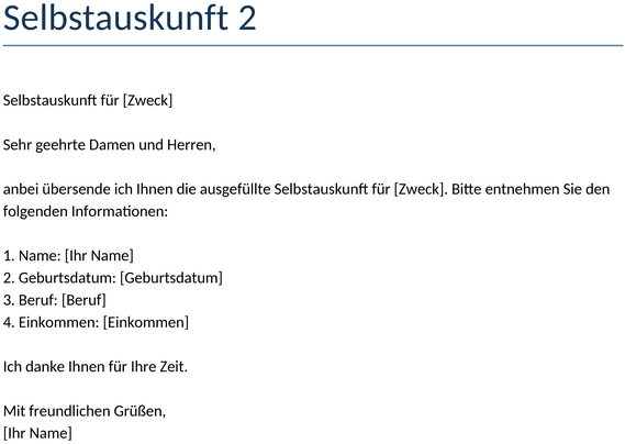 selbstauskunft-formular