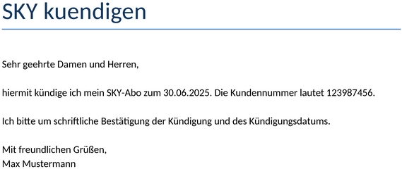 sky-kuendigen