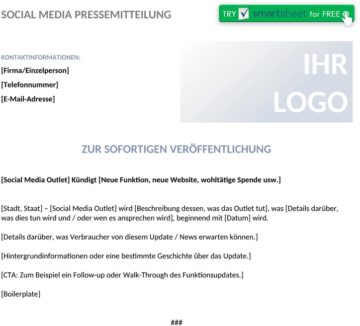 social-media-pressemitteilung-vorlage