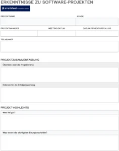 software-projekt-erkenntnisse-dokumentation
