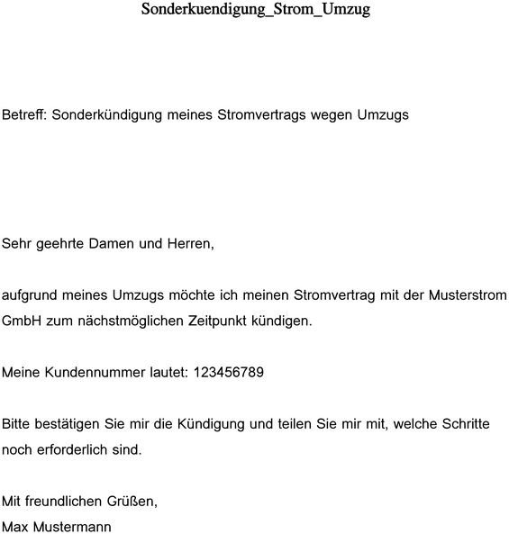 sonderkuendigung-stromvertrag-wegen-umzug