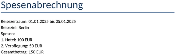 spesenabrechnung-vorlage