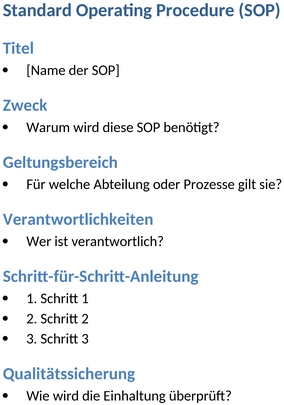 standardarbeitsanweisung-vorlage