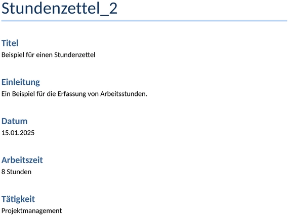 stundenzettel-vorlage