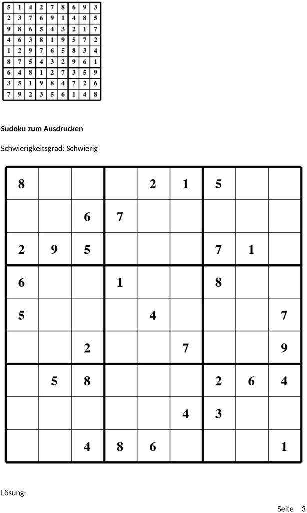 sudoku-schwer