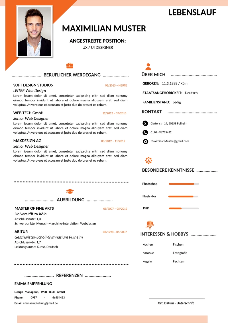 tabellarischer-lebenslauf-vorlage-bewerbung-muster-word