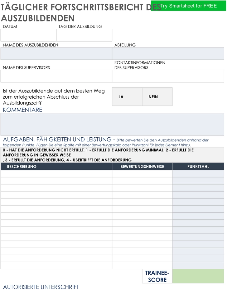 täglicher-fortschrittsbericht-auszubildenden-verwaltung-organisation