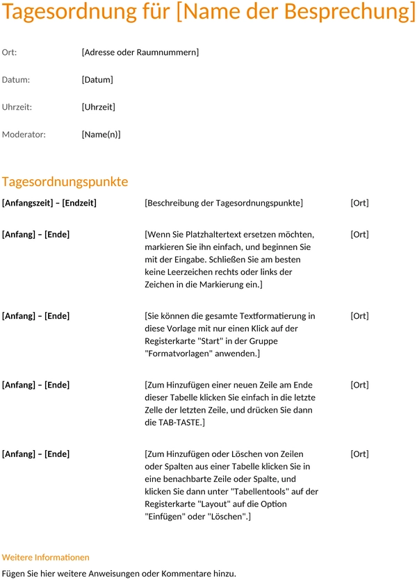 tagesordnung-geschaeftliche-besprechung-orange-design