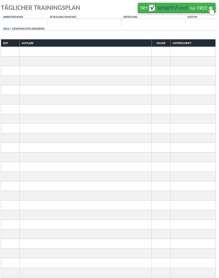 tagestraining-plan-word