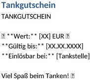 tankgutschein