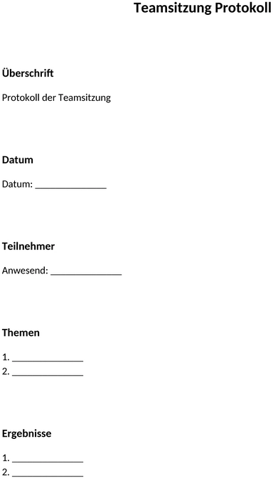 teamsitzung-protokoll