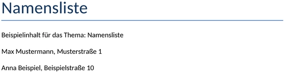 teilnehmerliste