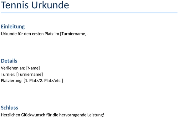 tennis-urkunde