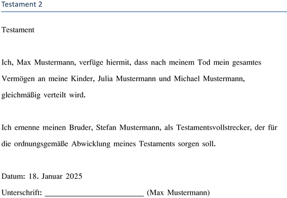 testament-vorlage-vermoegensverteilung-erbenbestimmung