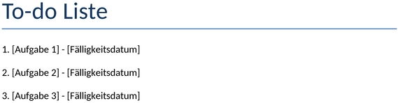 to-do-liste