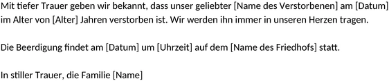 todesanzeige-vorlage