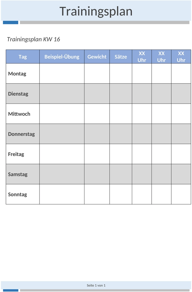 trainingsplan-vordruck