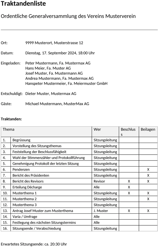 traktandenliste-vorlage