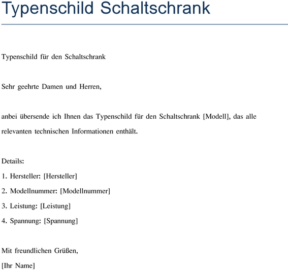 typenschild-schaltschrank-typenspezifikation-dokumentation-alle-infos