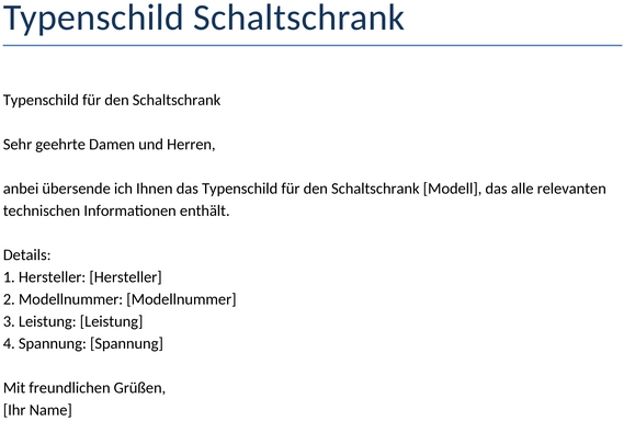 typenschild-schaltschrank