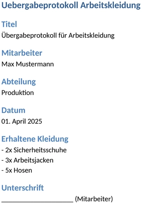 uebergabeprotokoll-arbeitskleidung