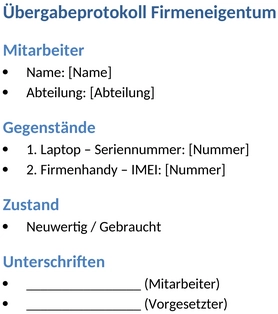 uebergabeprotokoll-firmeneigentum