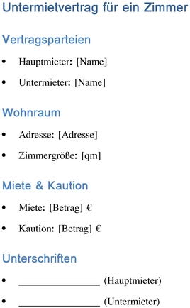 untermietvertrag-fuer-ein-zimmer