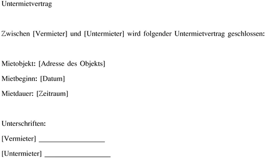 untermietvertrag-vorlage-fuer-private-mietverhaeltnisse