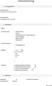 untermietvertrag-vorlage-fuer-wohnraum-und-mietobjekte