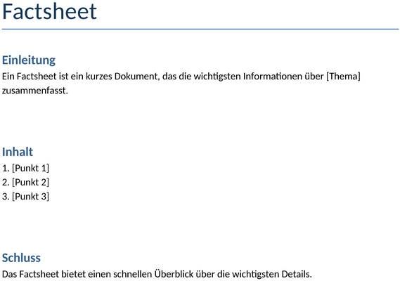 unternehmens-factsheet
