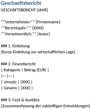 unternehmensbericht