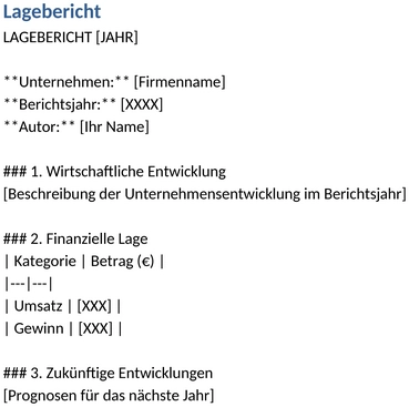 unternehmenslagebericht