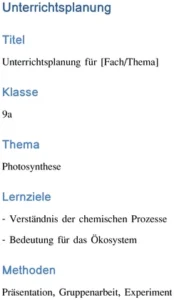 unterrichtsplanung-photosynthese-fuer-klasse-neun