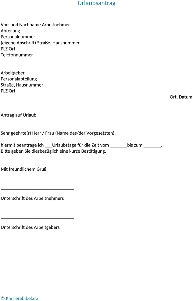 urlaubsantrag-vorlage-word