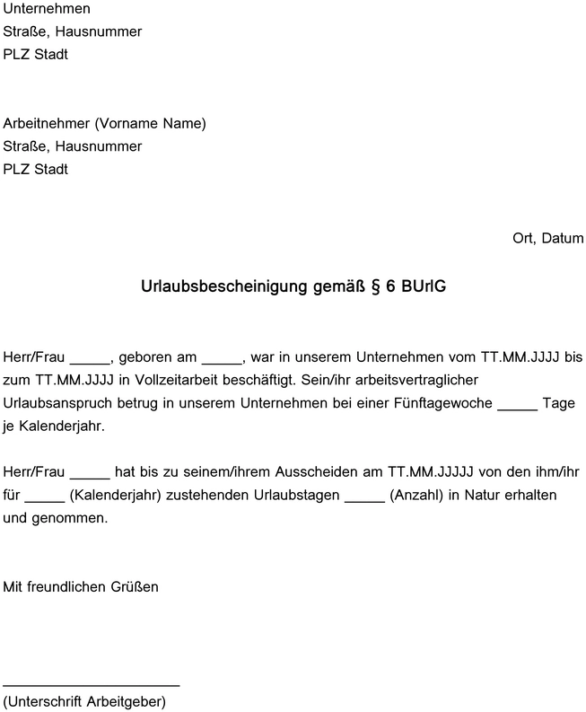 urlaubsbescheinigung-gemäß-§6-burlg-vorlage