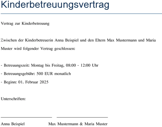 vertrag-zur-kinderbetreuung-fuer-eltern-und-betreuer