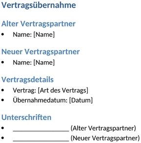 vertragsuebernahme-vorlage